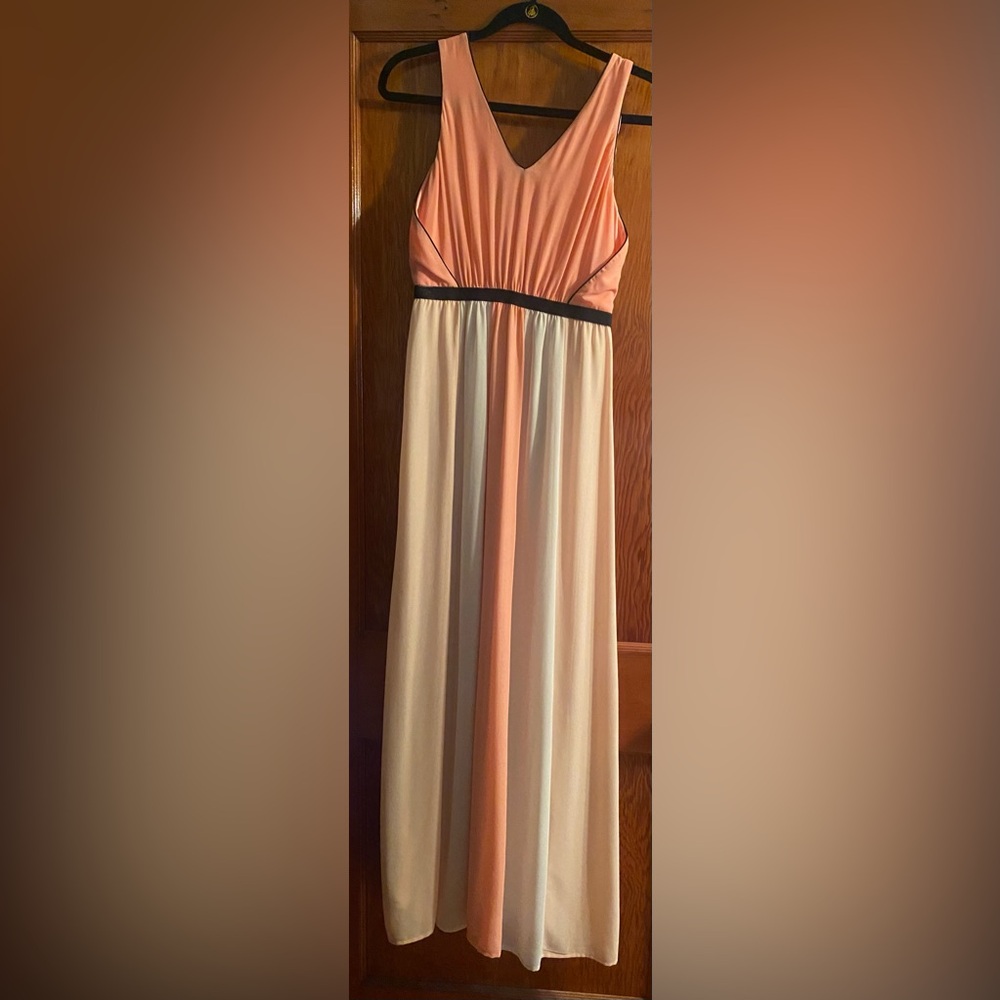 Womens asos maxi color block dress. Size small